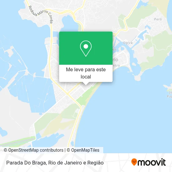 Parada Do Braga mapa