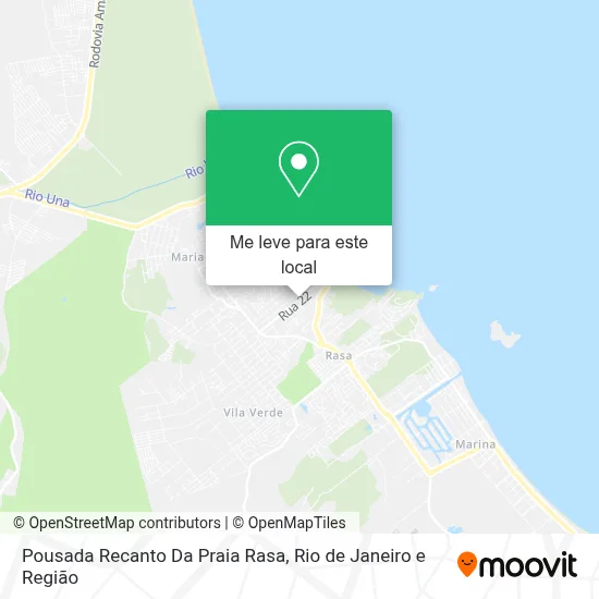 Pousada Recanto Da Praia Rasa mapa