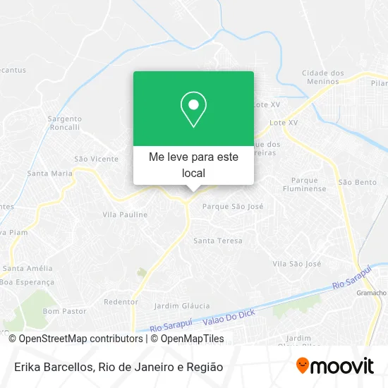 Erika Barcellos mapa