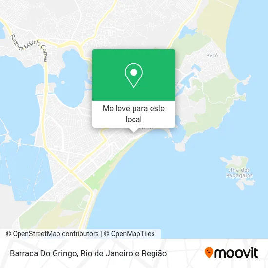 Barraca Do Gringo mapa
