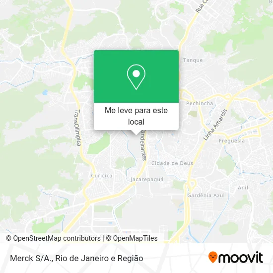 Merck S/A. mapa