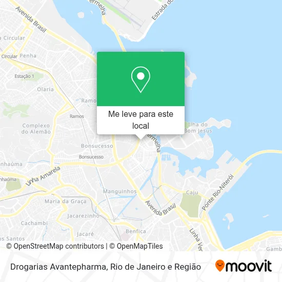 Drogarias Avantepharma mapa