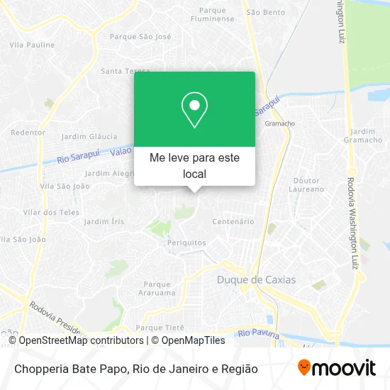 Chopperia Bate Papo mapa