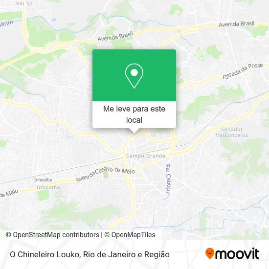 O Chineleiro Louko mapa
