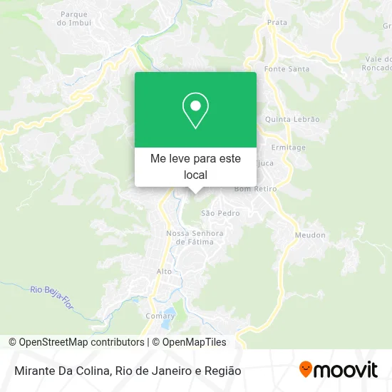 Mirante Da Colina mapa