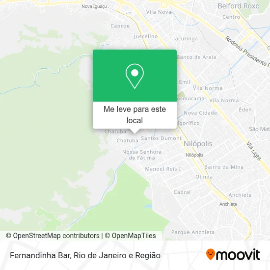 Fernandinha Bar mapa
