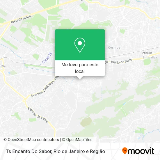 Ts Encanto Do Sabor mapa