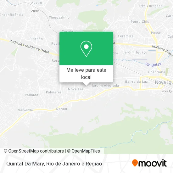 Quintal Da Mary mapa
