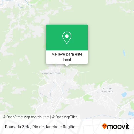 Pousada Zefa mapa
