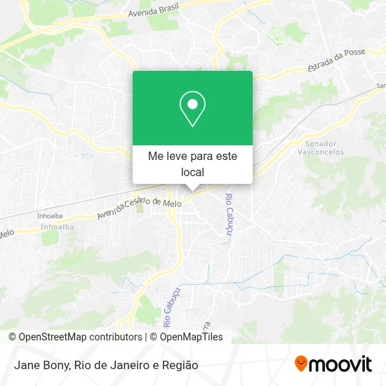 Jane Bony mapa