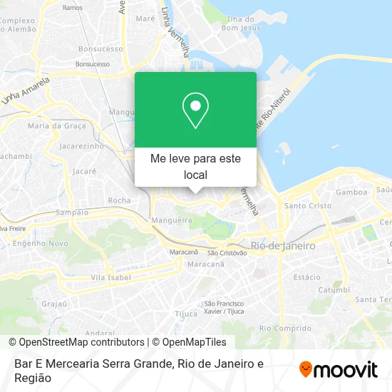 Bar E Mercearia Serra Grande mapa