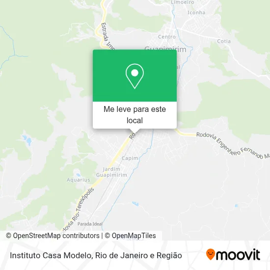 Instituto Casa Modelo mapa