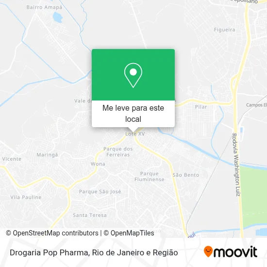 Drogaria Pop Pharma mapa