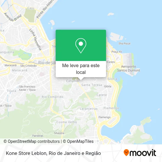 Kone Store Leblon mapa