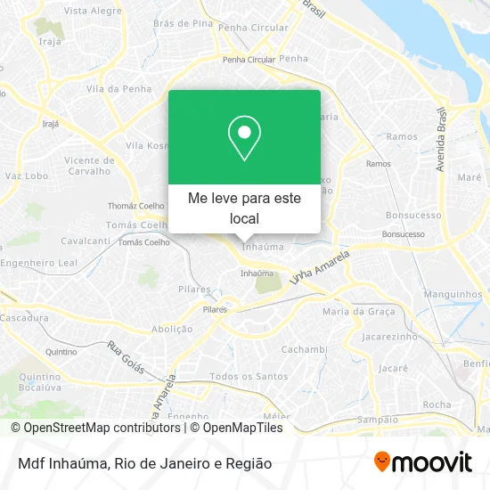 Mdf Inhaúma mapa