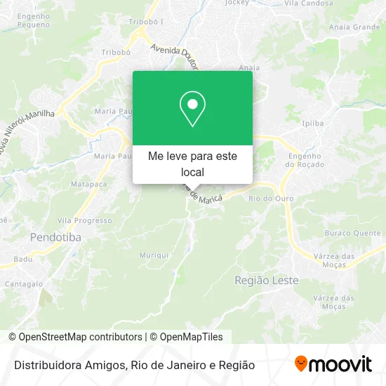 Distribuidora Amigos mapa
