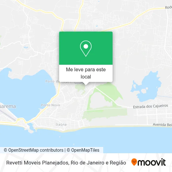 Revetti Moveis Planejados mapa