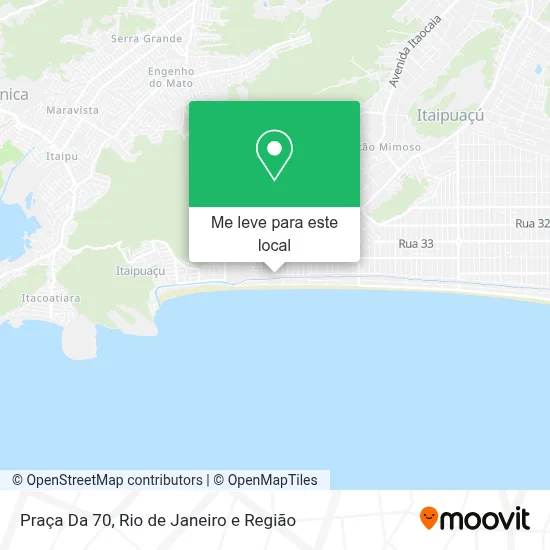 Praça Da 70 mapa