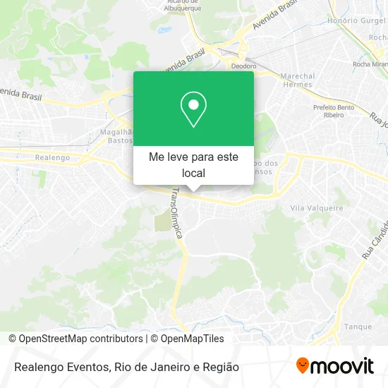 Realengo Eventos mapa