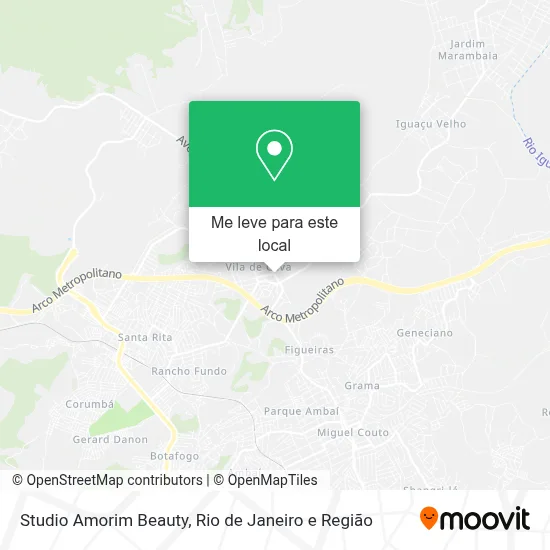 Studio Amorim Beauty mapa