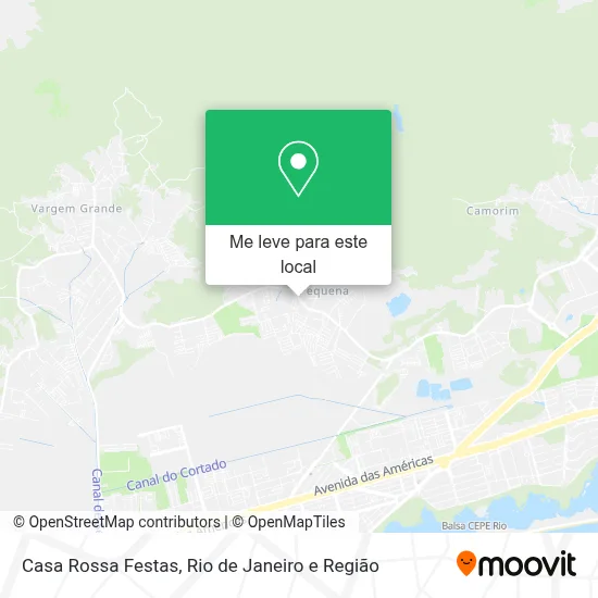 Casa Rossa Festas mapa