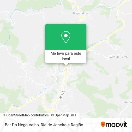 Bar Do Nego Velho mapa