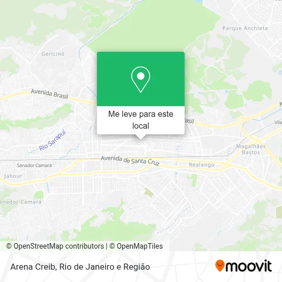 Arena Creib mapa