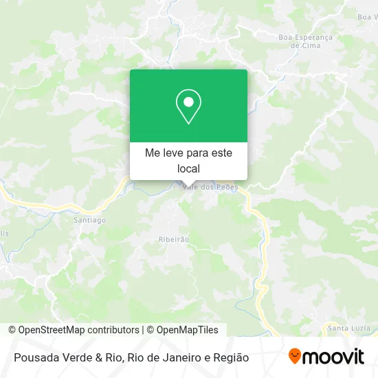 Pousada Verde & Rio mapa