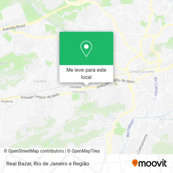 Real Bazar mapa