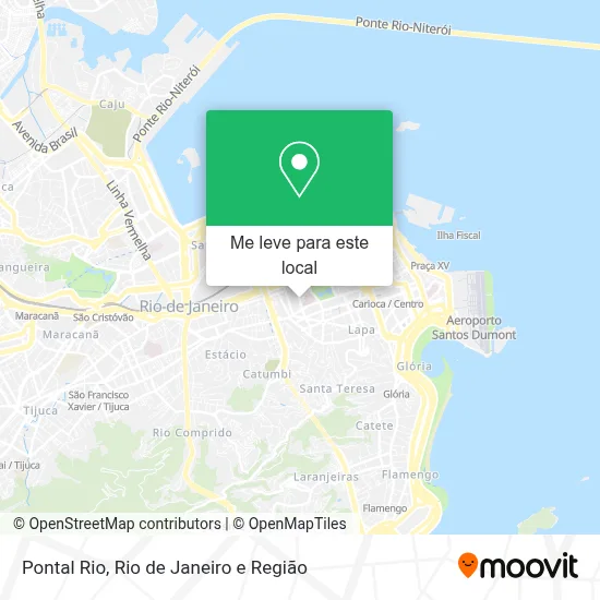 Pontal Rio mapa