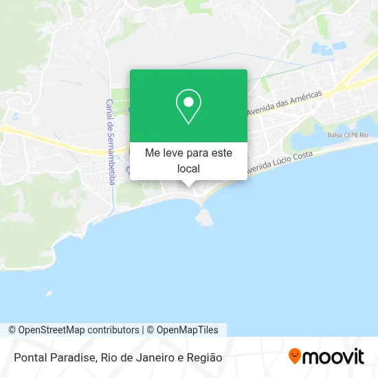 Pontal Paradise mapa