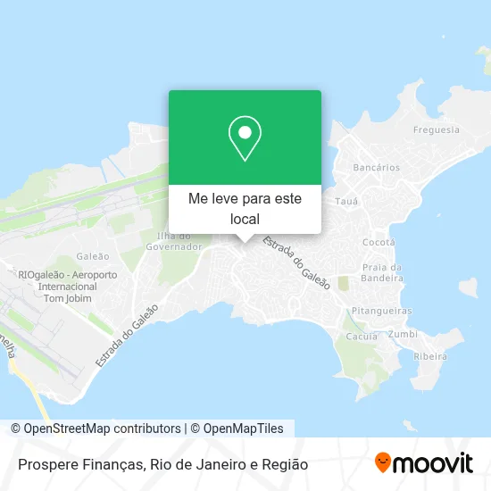 Prospere Finanças mapa