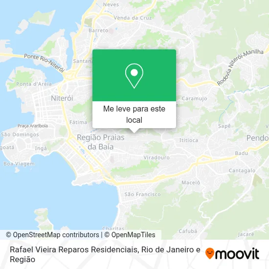 Rafael Vieira Reparos Residenciais mapa