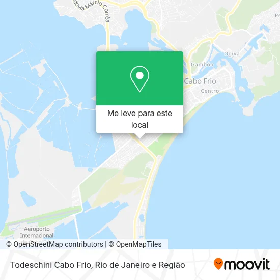 Todeschini Cabo Frio mapa