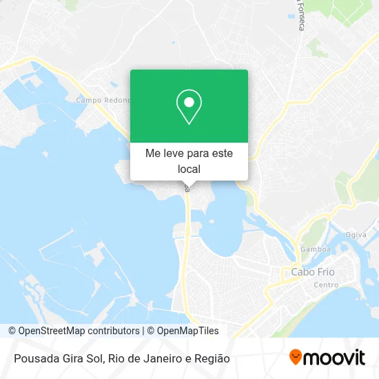 Pousada Gira Sol mapa