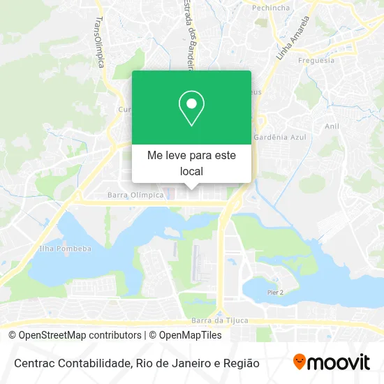 Centrac Contabilidade mapa