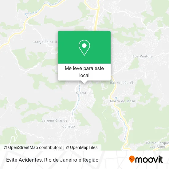 Evite Acidentes mapa