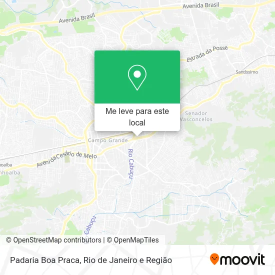 Padaria Boa Praca mapa