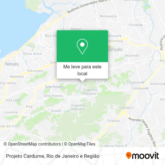 Projeto Cardume mapa