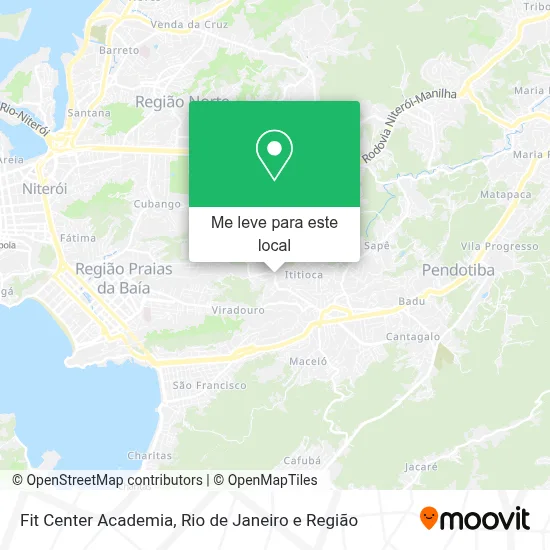 Fit Center Academia mapa