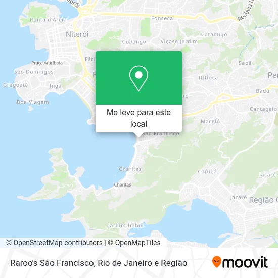 Raroo's São Francisco mapa