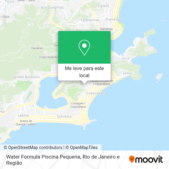 Water Formula Piscina Pequena mapa