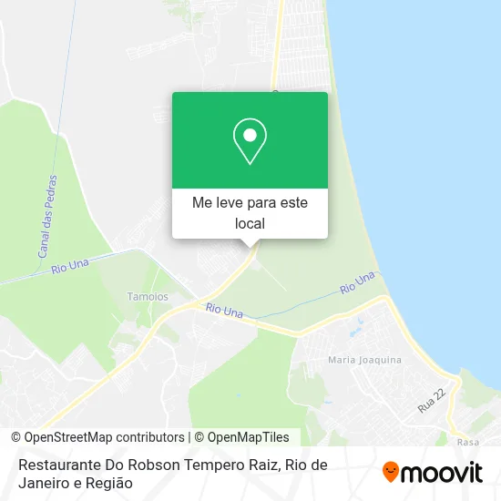 Restaurante Do Robson Tempero Raiz mapa