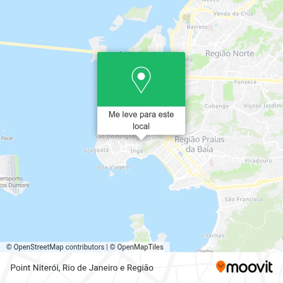 Point Niterói mapa