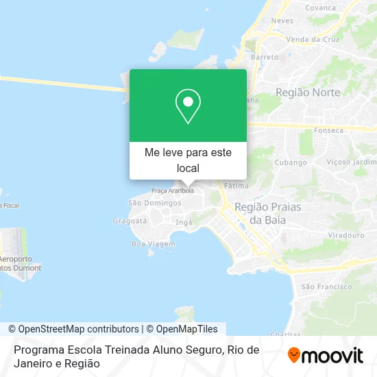 Programa Escola Treinada Aluno Seguro mapa