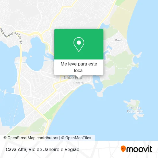 Cava Alta mapa
