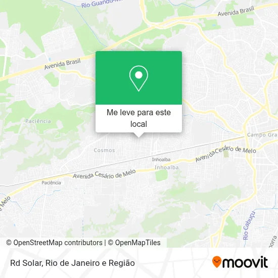 Rd Solar mapa