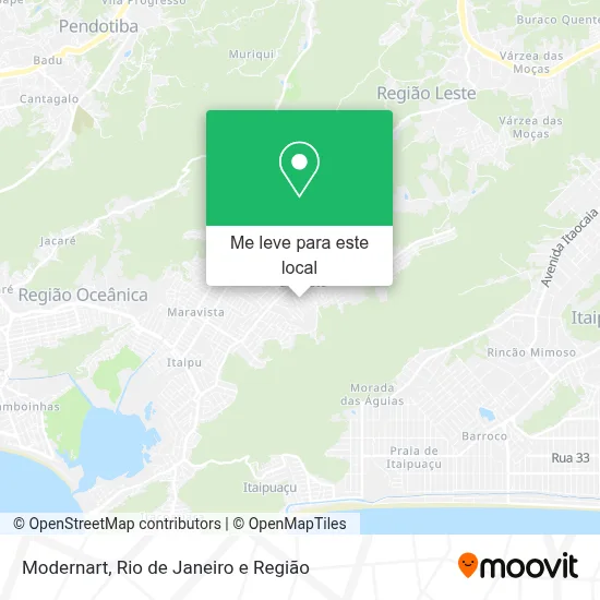 Modernart mapa