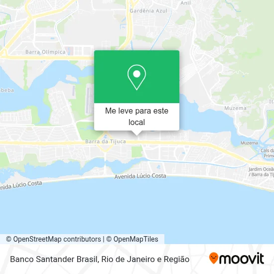 Banco Santander Brasil mapa