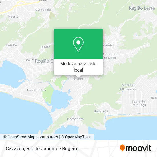 Cazazen mapa